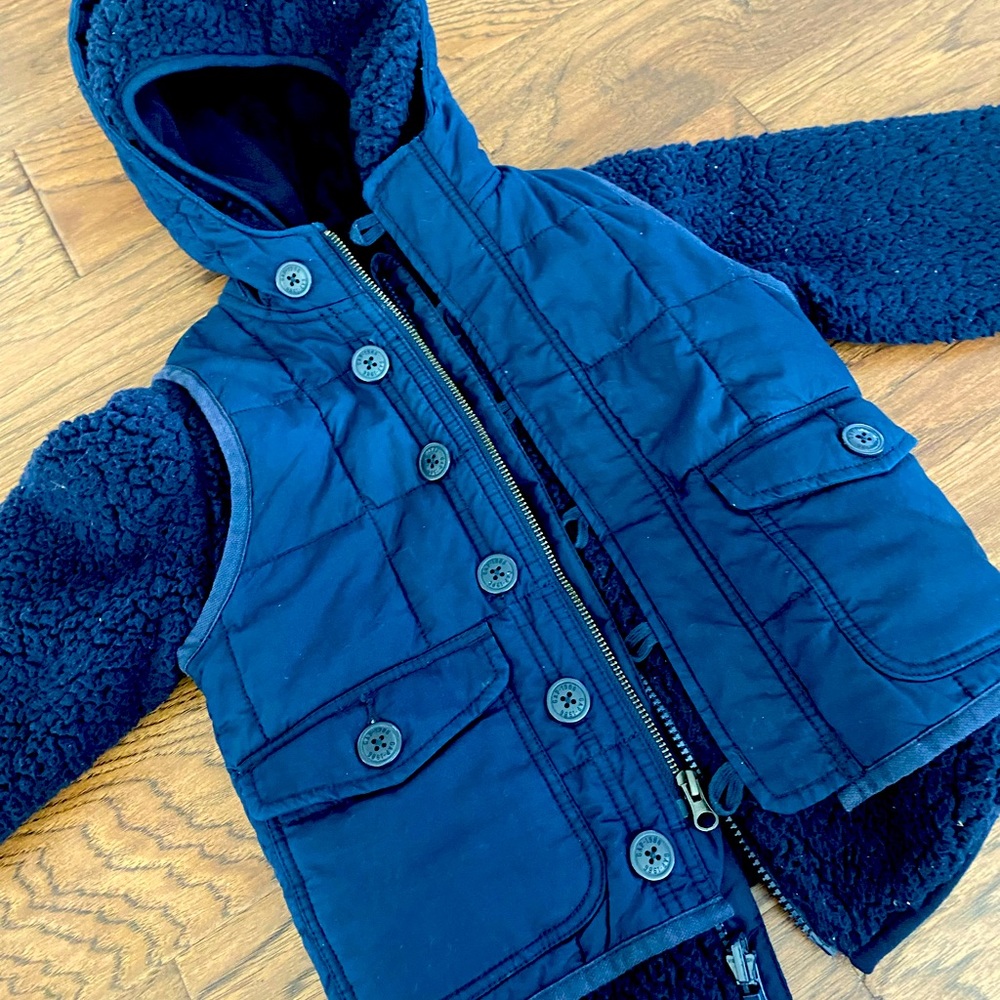 Boys gap Sherpa/vest